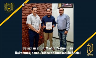 Designan al Dr. Martín Yoshio Cruz Nakamura, como Enlace de Innovación Social