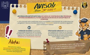 Atenci&oacute;n Becarios de CONTINUIDAD J&oacute;venes Escribiendo el Futuro &ndash; JEF