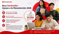 &ldquo;Beca Santander Apoyo a la Manutenci&oacute;n 2026&rdquo;