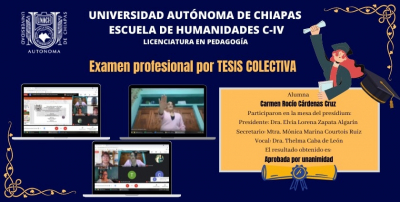 Examen Profesional por Tesis Colectiva