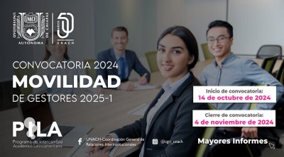 Convocatoria Movilidad de Gestores 2025-1