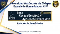 Beca Fundación UNACH 2025 &quot;Beneficiados&quot;