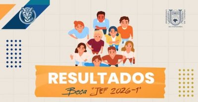 Resultados de la Beca "J&oacute;venes Escribiendo el Futuro 2026-1"