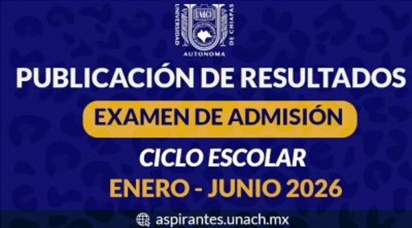 Resultados del Examen de Admisión del Ciclo Escolar Ene-Jun 2025
