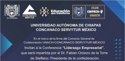 Conferencia “Liderazgo Empresarial” dirigida a los Estudiantes