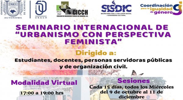 Seminario Internacional de &quot;Urbanismo con Perspectiva Feminista&quot;