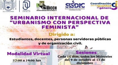 Seminario Internacional de "Urbanismo con Perspectiva Feminista"