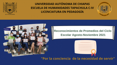 Rector "Felicita a los Estudiantes de los Mejores Promedios"